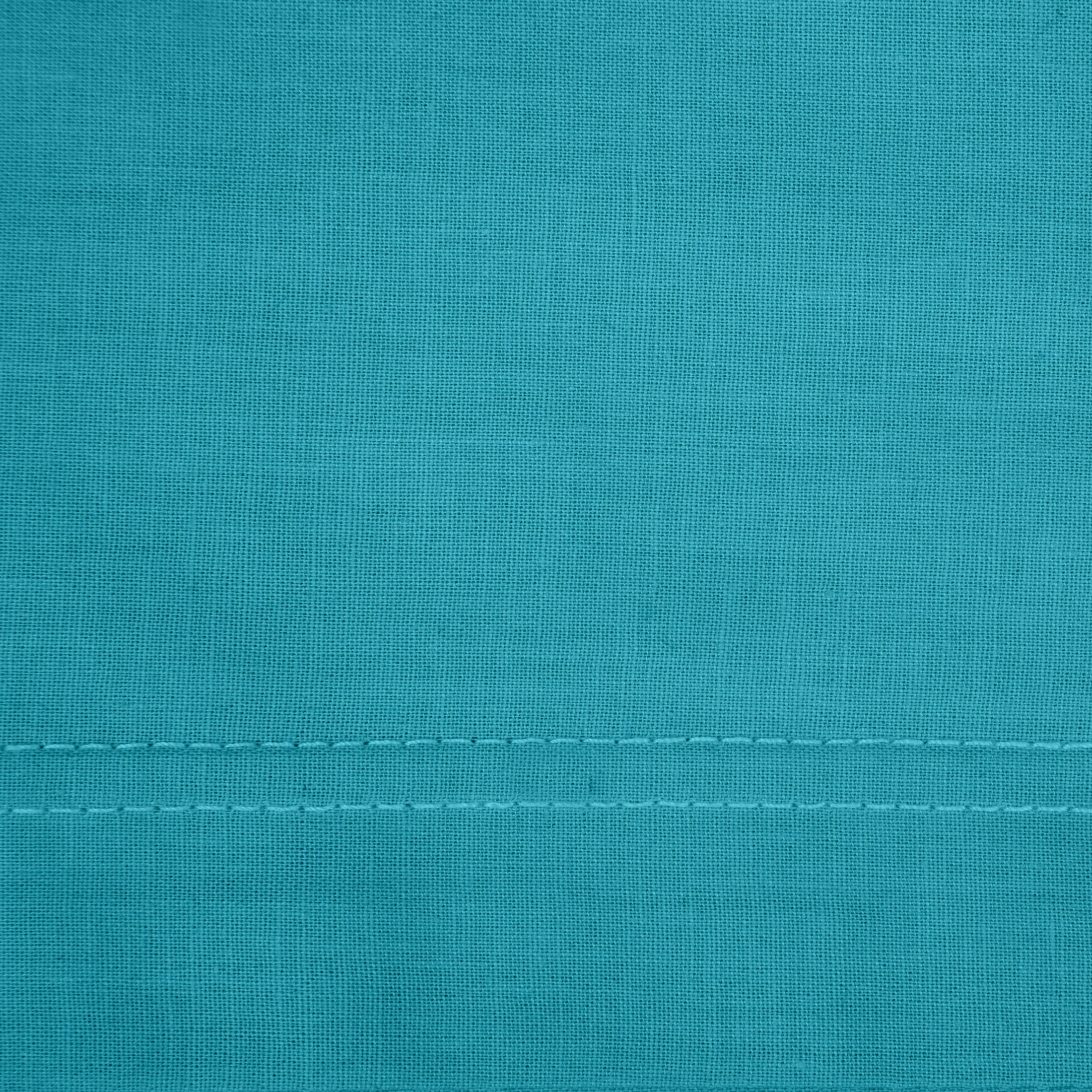 Poszwa na kołdrę 220x200 cm z bawełny z połyskiem kolor turkusowy NOVA COLOUR