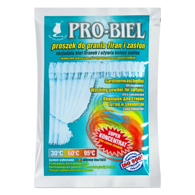 PRO-BIEL koncentrat do prania firan i zasłon 35 g