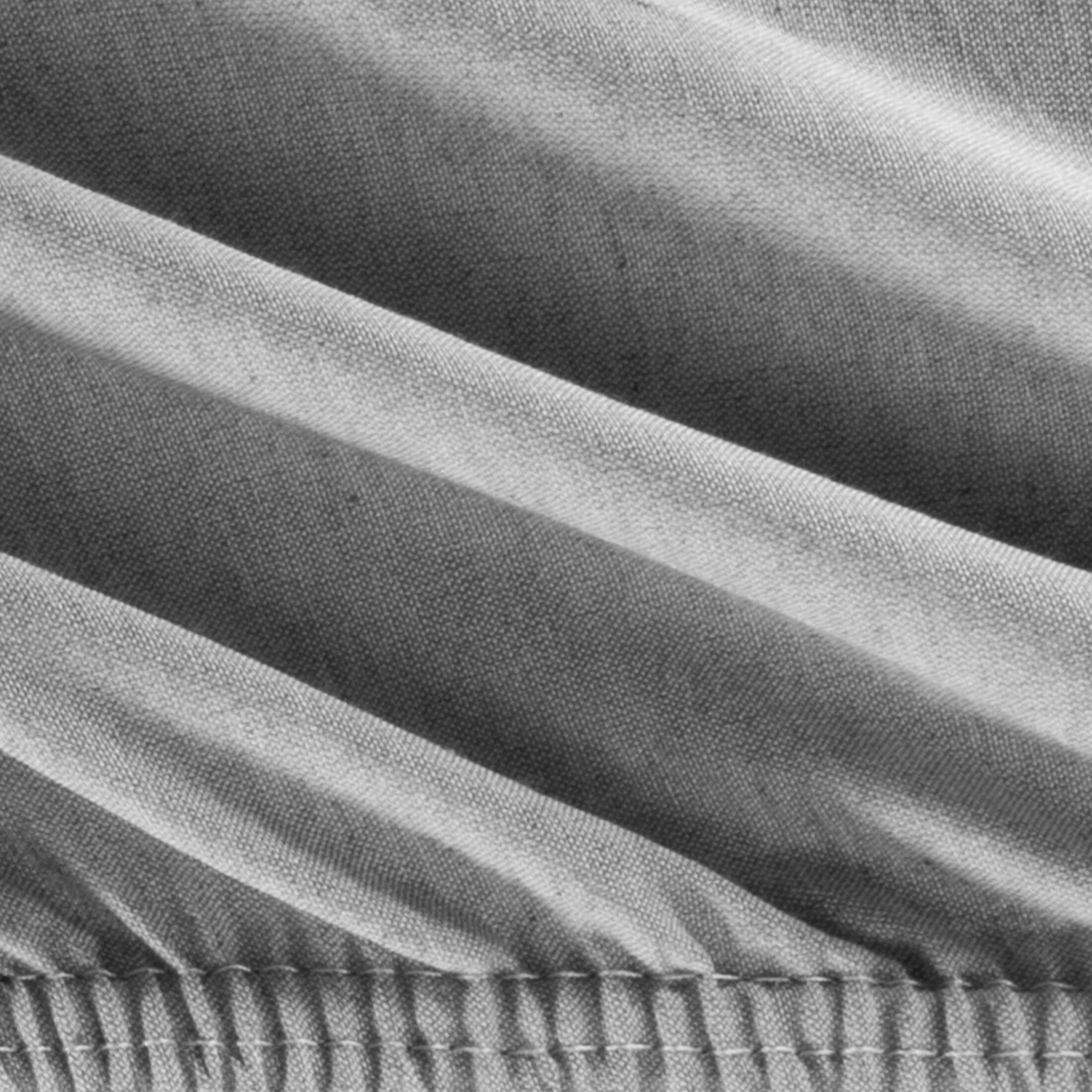 Prześcieradło gładkie z gumką 100x200 cm z bawełny kolor jasnoszary 125 g/m2