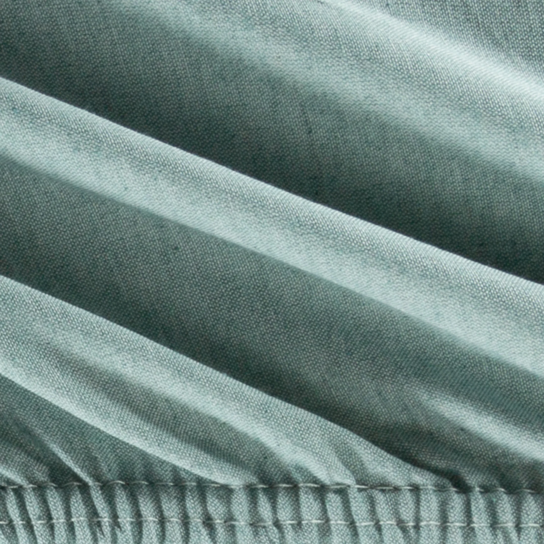 Prześcieradło gładkie z gumką 180x200 cm z bawełny kolor miętowy 125 g/m2
