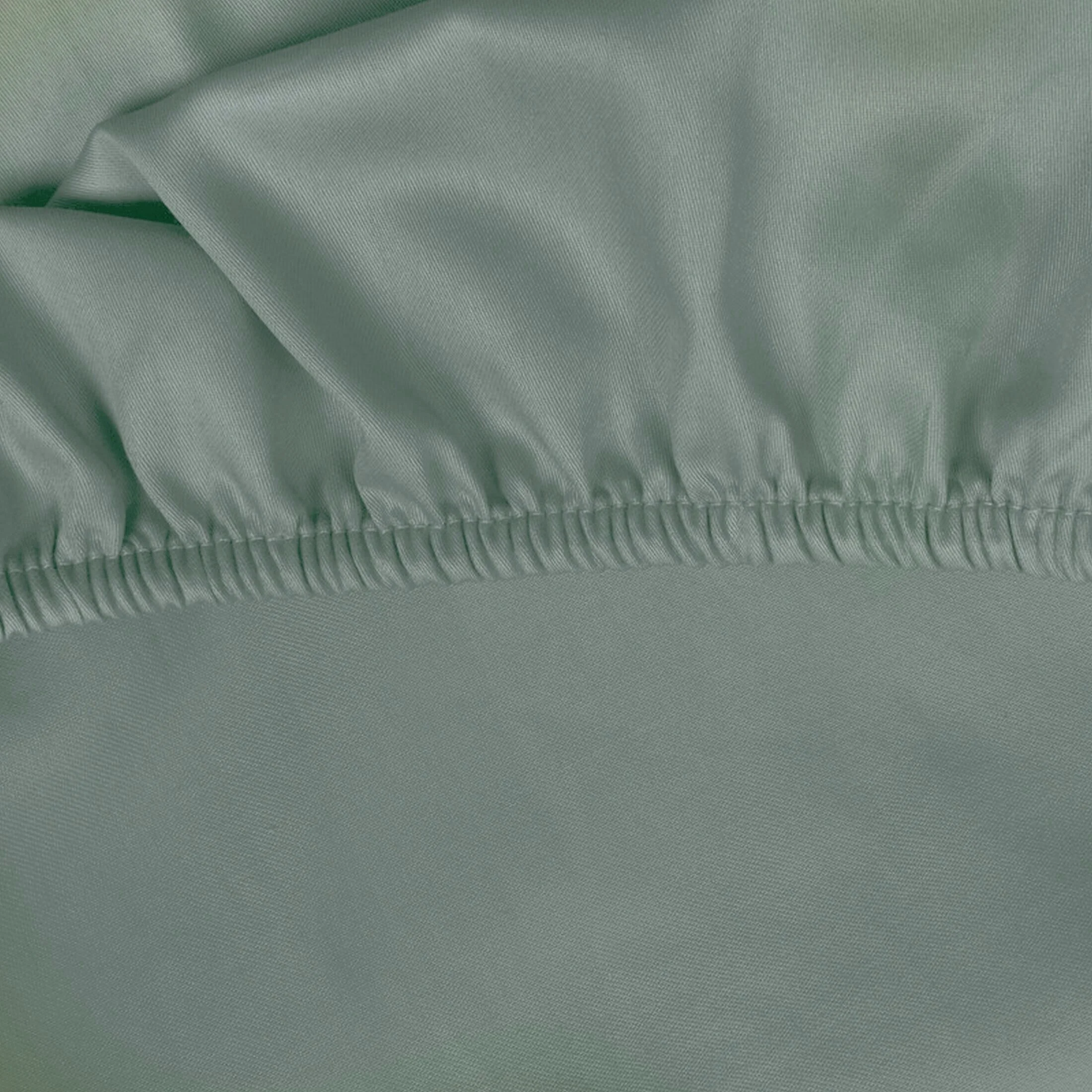 Prześcieradło jersey z gumką 180x200 cm z bawełny kolor szałwiowy 125 g/m2 Design 91