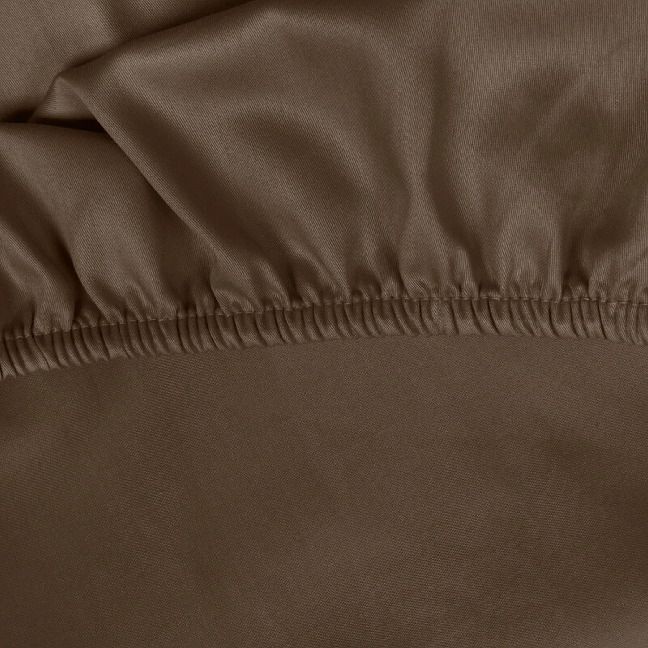 Prześcieradło jersey z gumką 220x200 cm z bawełny kolor brązowy 125 g/m2 Design 91