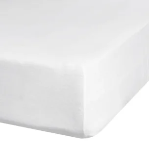 Prześcieradło jersey z gumką 240x220 cm z bawełny kolor biały 190 g/m2 Eurofirany Premium