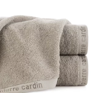 Ręcznik do rąk 30x50 cm bawełniany kolor ciemnobeżowy z żakardową bordiurą 430 g/m2 EVI Pierre Cardin