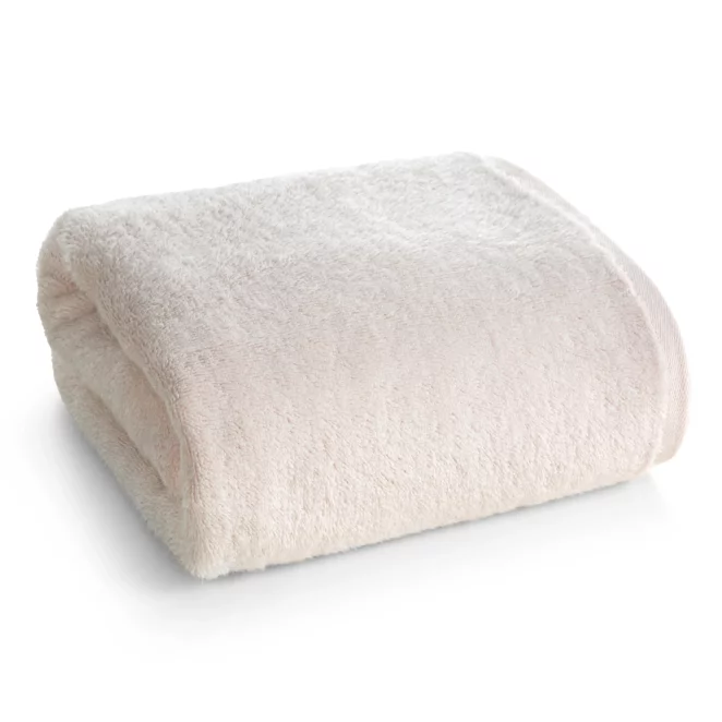 Ręcznik do rąk 30x50 cm kolor jasnobeżowy z mieszanki włókien bawełny oraz bambusa ESTERA