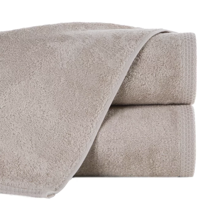 Ręcznik kąpielowy 50X90 cm bawełniany kolor beżowy 500 g/m2 HARMONY