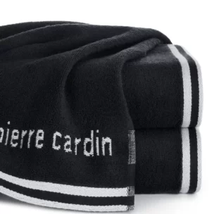 Ręcznik kąpielowy 50x90 cm bawełniany kolor czarny z kolekcji Pierre Cardin