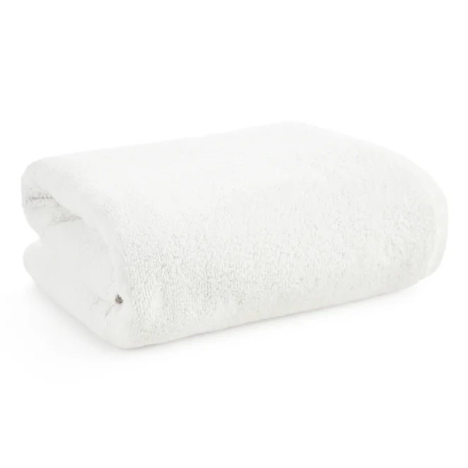 Ręcznik kąpielowy hotelowy 50x100 cm bawełniany kolor biały z wąską bordiurą 500 g/m2 HOTEL 18