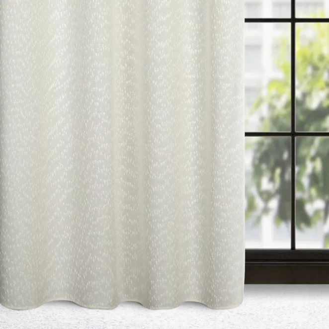 Zasłona kremowa w stylu eko 140x260 cm przelotka - SAND