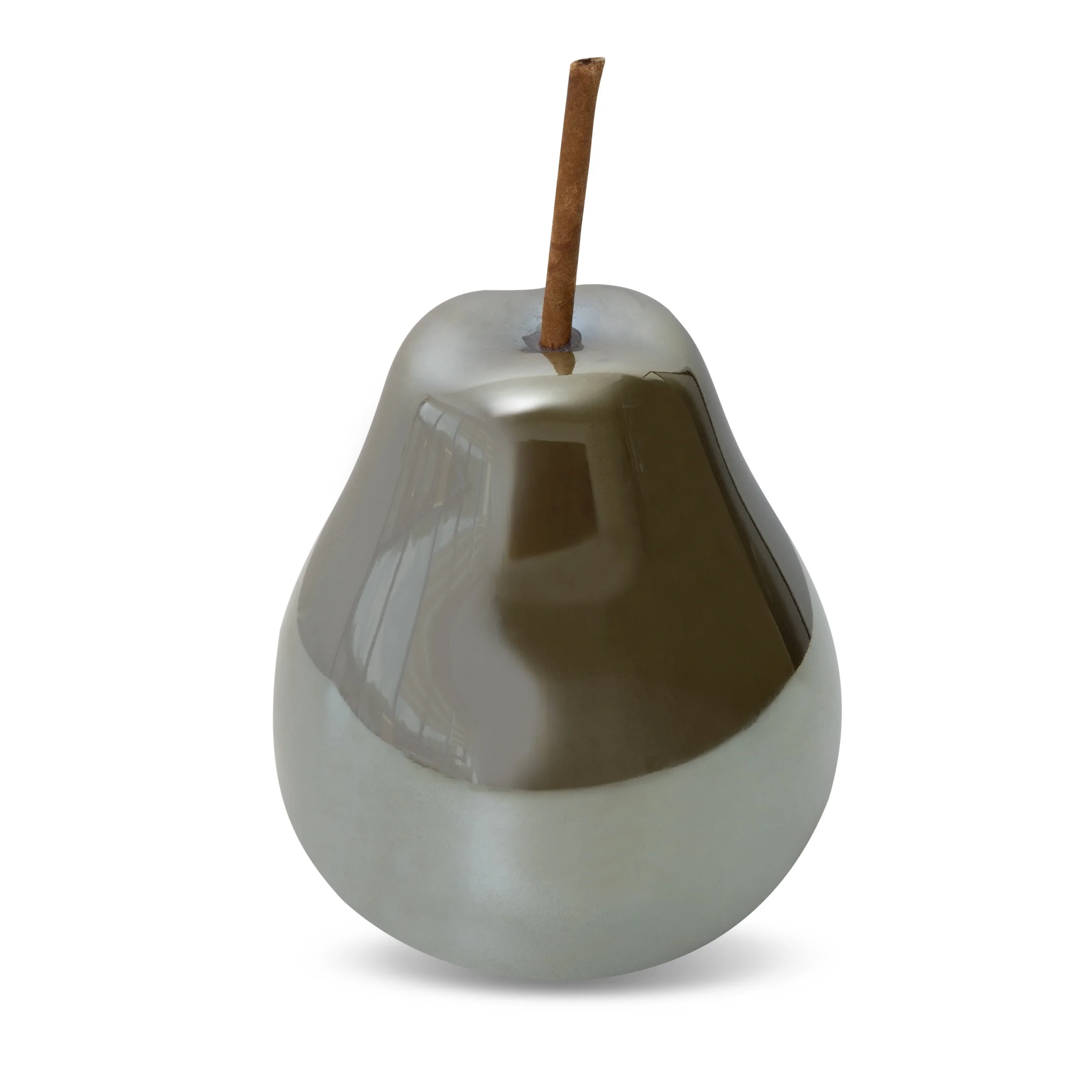 Gruszka - figurka ceramiczna SIMONA z perłowym połyskiem