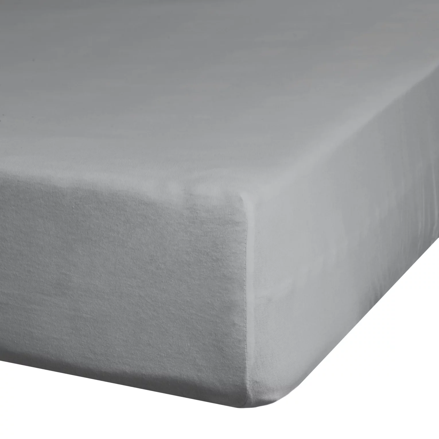 Prześcieradło jersey z gumką 220x200 cm z bawełny kolor stalowy 125 g/m2 Design 91