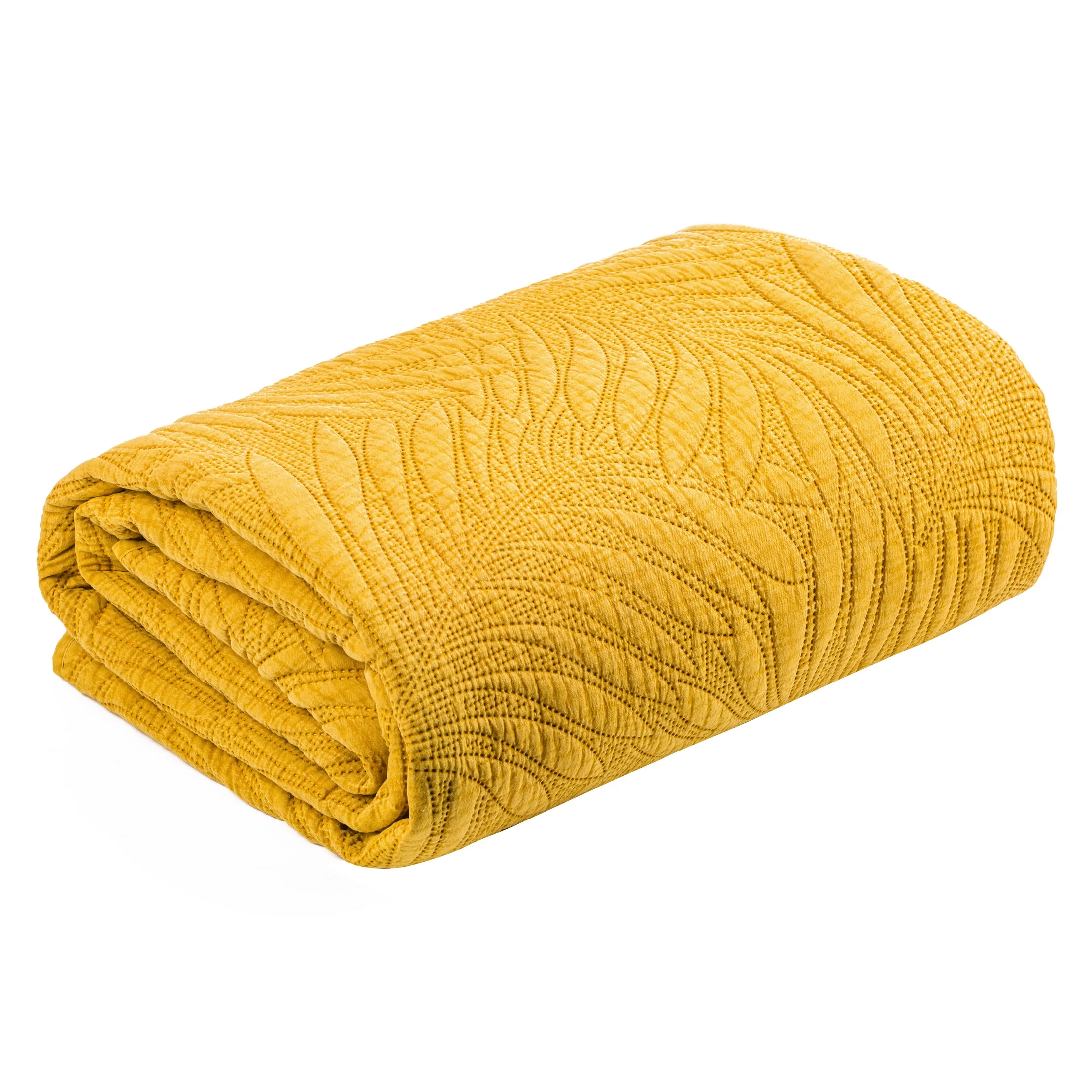EUROFIRANY PREMIUM Narzuta STONE z tkaniny stonewashed pikowana metodą hot press