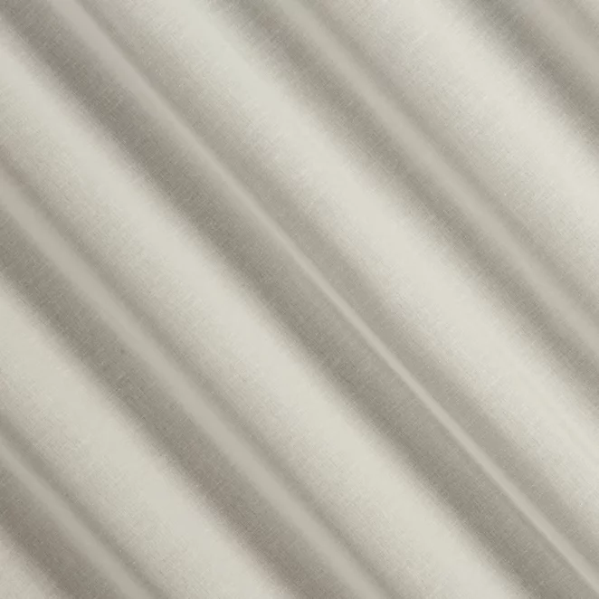 L193/6 Firana szyta na taśmie 5 cm naturalna z gładkiej tkaniny o naturalnym splocie, w stylu eko, outdorowej
