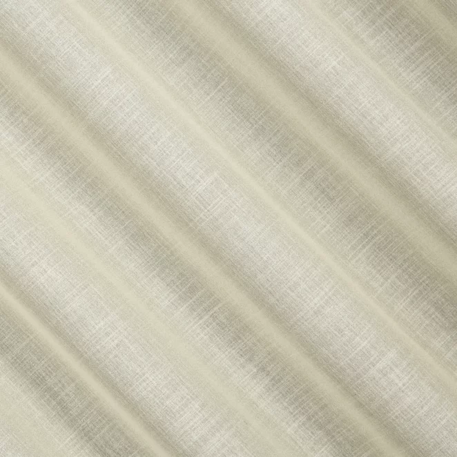 R209/8 Firana szyta na taśmie 5 cm kremowa z delikatnej etaminy wykończonej obciążnikiem
