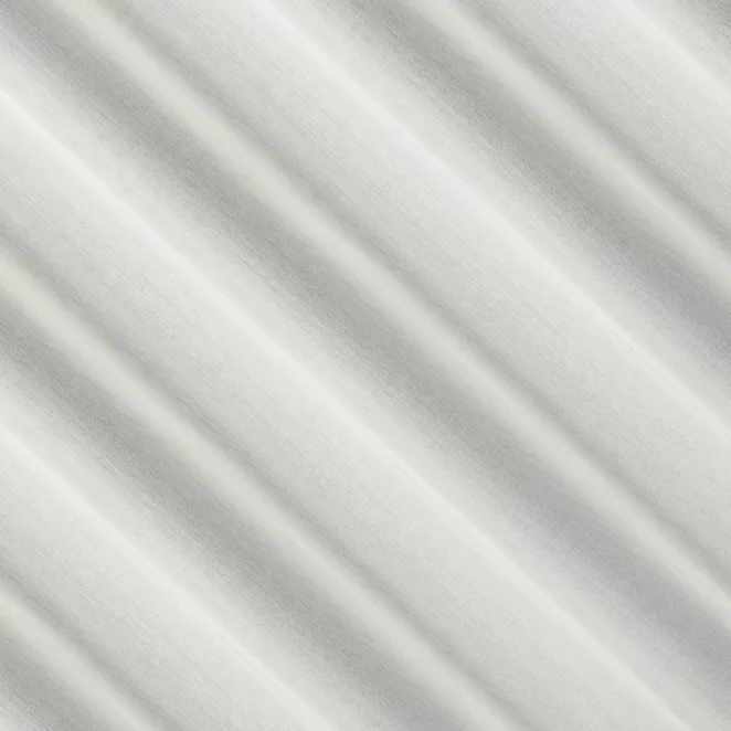 E12/2 Firana szyta na taśmie 5 cm naturalna z miękkiej tkaniny o delikatnym połysku, wykończona obciążnikiem