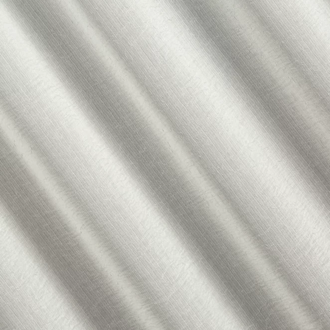 R229/5 Firana szyta na taśmie 5 cm naturalna z matowej tkaniny o wyglądzie deszczyku, z efektem kreszowania, wykończona obciążnikiem