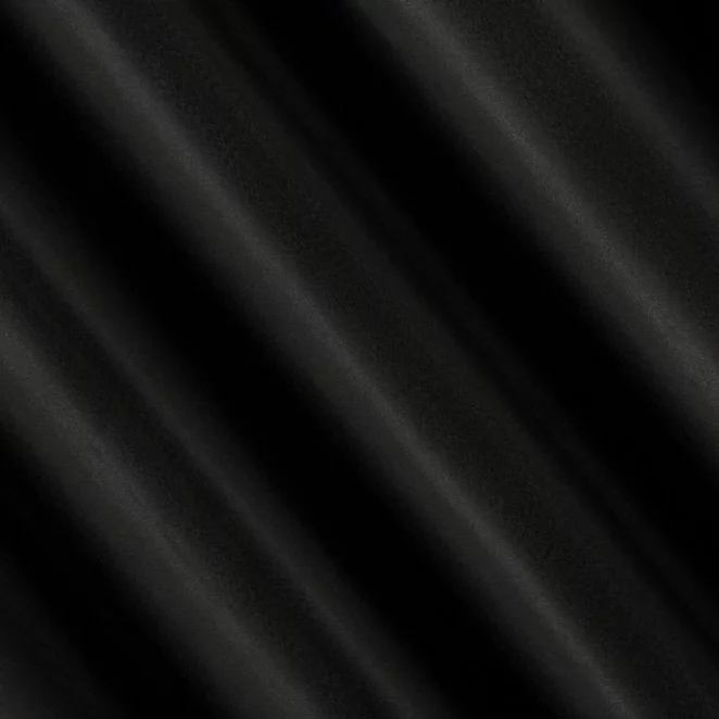 L195/7 Zasłona szyta na taśmie 5 cm czarna z tkaniny zaciemniającej 100% blackout