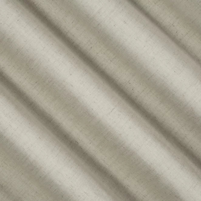 R212/3 Zasłona szyta na taśmie 5 cm naturalna z tkaniny blackout zaciemniającej w 100% o naturalnej strukturze