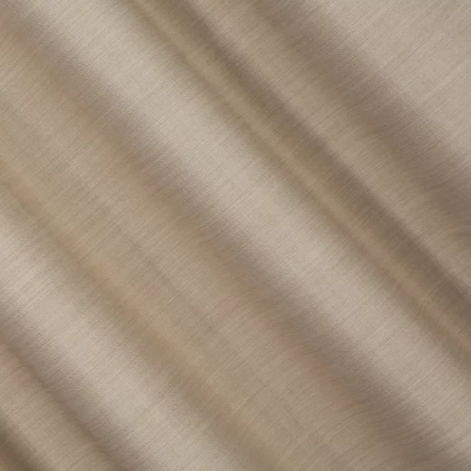 L156/6 Zasłona szyta na taśmie 5 cm beżowa z miękkiej tkaniny o naturalnym splocie w stylu ekologicznym