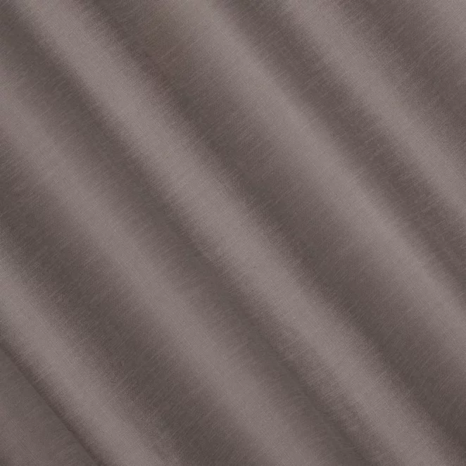 L130/13 Zasłona szyta na taśmie 5 cm popielata o naturalnym, gęstym splocie w stylu eko