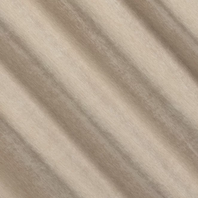 L194/3 Zasłona szyta na taśmie 5 cm jasnobeżowa z miękkiej w dotyku tkaniny szenilowej
