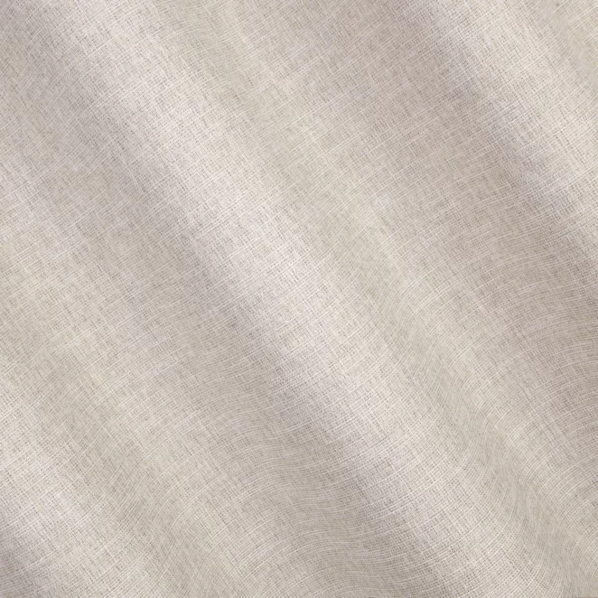 R159/2 Zasłona szyta na taśmie 5 cm BRIANNA jasnobeżowa miękka szenilowa o wyraźnym splocie i lekkim połysku