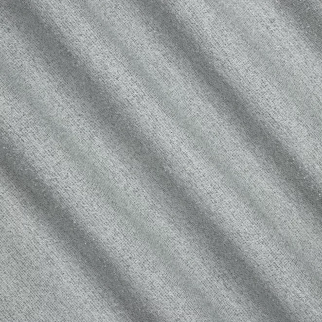 H207/5 Zasłona szyta na taśmie 5 cm szara z tkaniny typu bukla z efektem melanżu