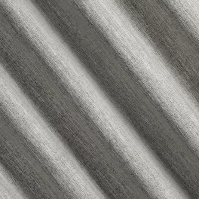 R225/11 Zasłona szyta na taśmie 5 cm ciemnobeżowa z tkaniny o naturalnym splocie z efektem melanżu