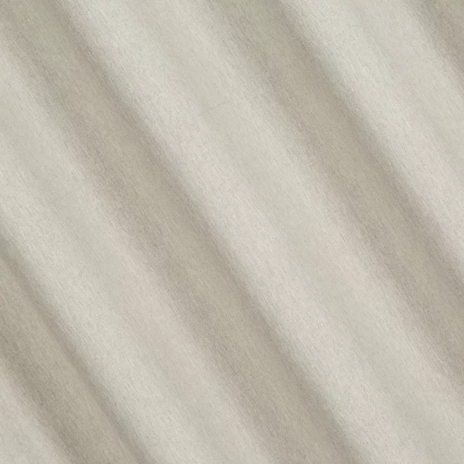 P285/1 Zasłona szyta na taśmie 5 cm beżowa z tkaniny o melanżowej strukturze