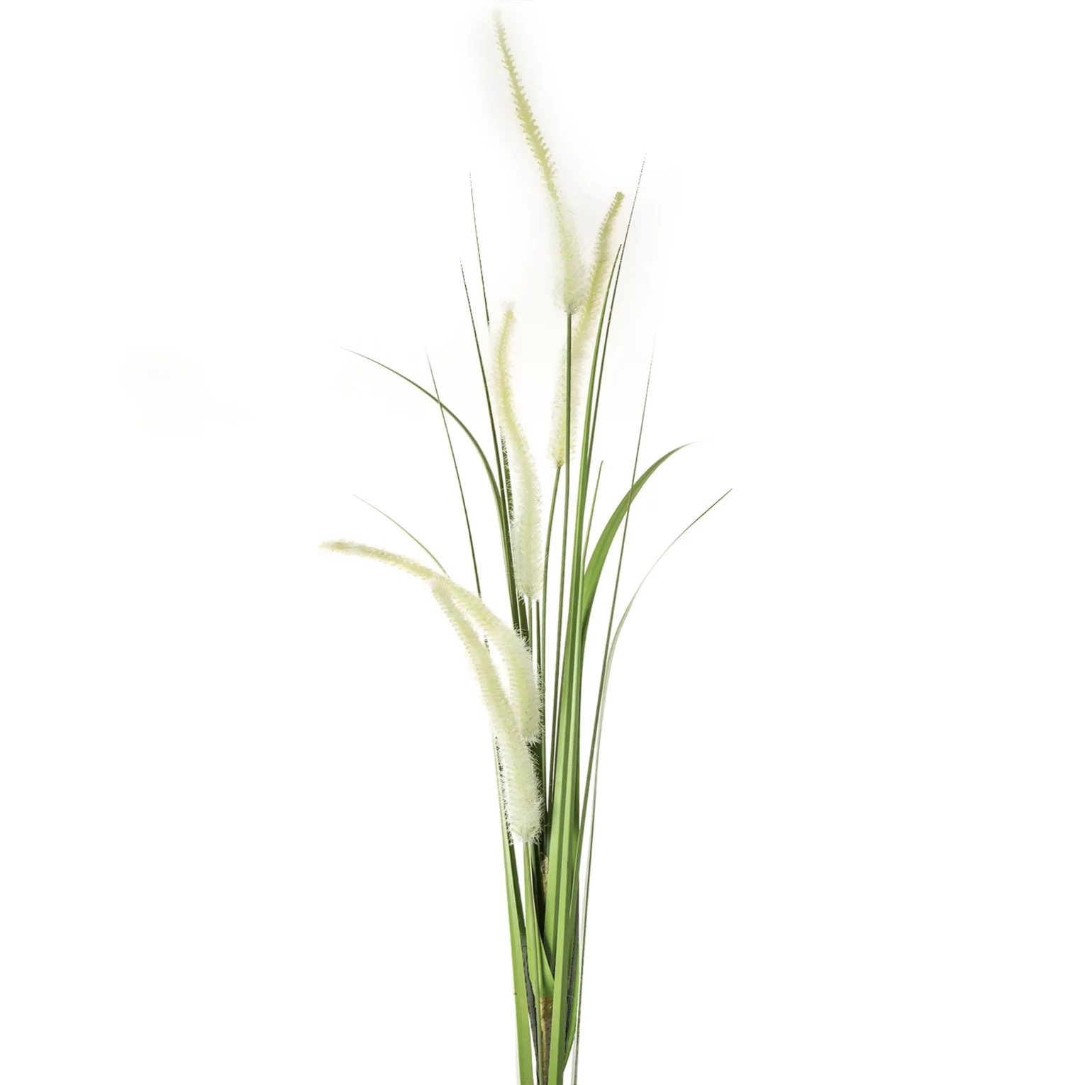 Trawa sztuczna z długimi kłosami kremowo, zielona 53 cm