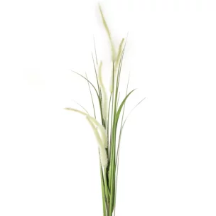 Trawa sztuczna z długimi kłosami kremowo, zielona 53 cm
