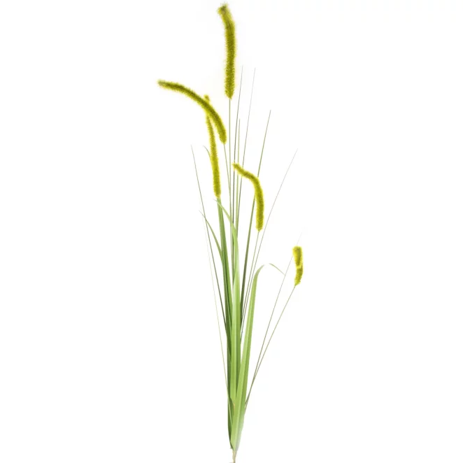 Trawa sztuczna z długimi kłosami zielona 53 cm