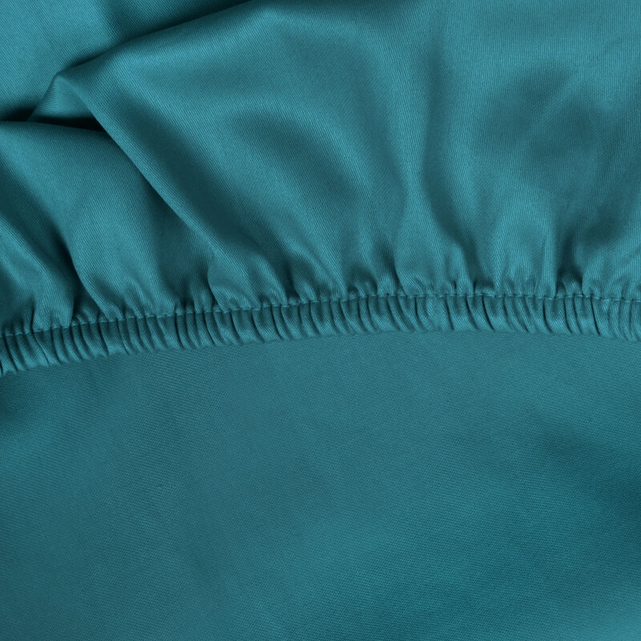 Prześcieradło jersey z gumką 90x200 cm z bawełny kolor turkusowy 125 g/m2 Design 91