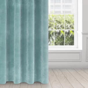 Zasłona morska z ekskluzywnego aksamitnego welwetu 290 g/m2 140x250 cm 10 szt. przelotek - VILLA
