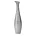 Wazon ceramiczny  srebrny z drobnym błyszczącym wzorem średnica 15x60 cm RISO