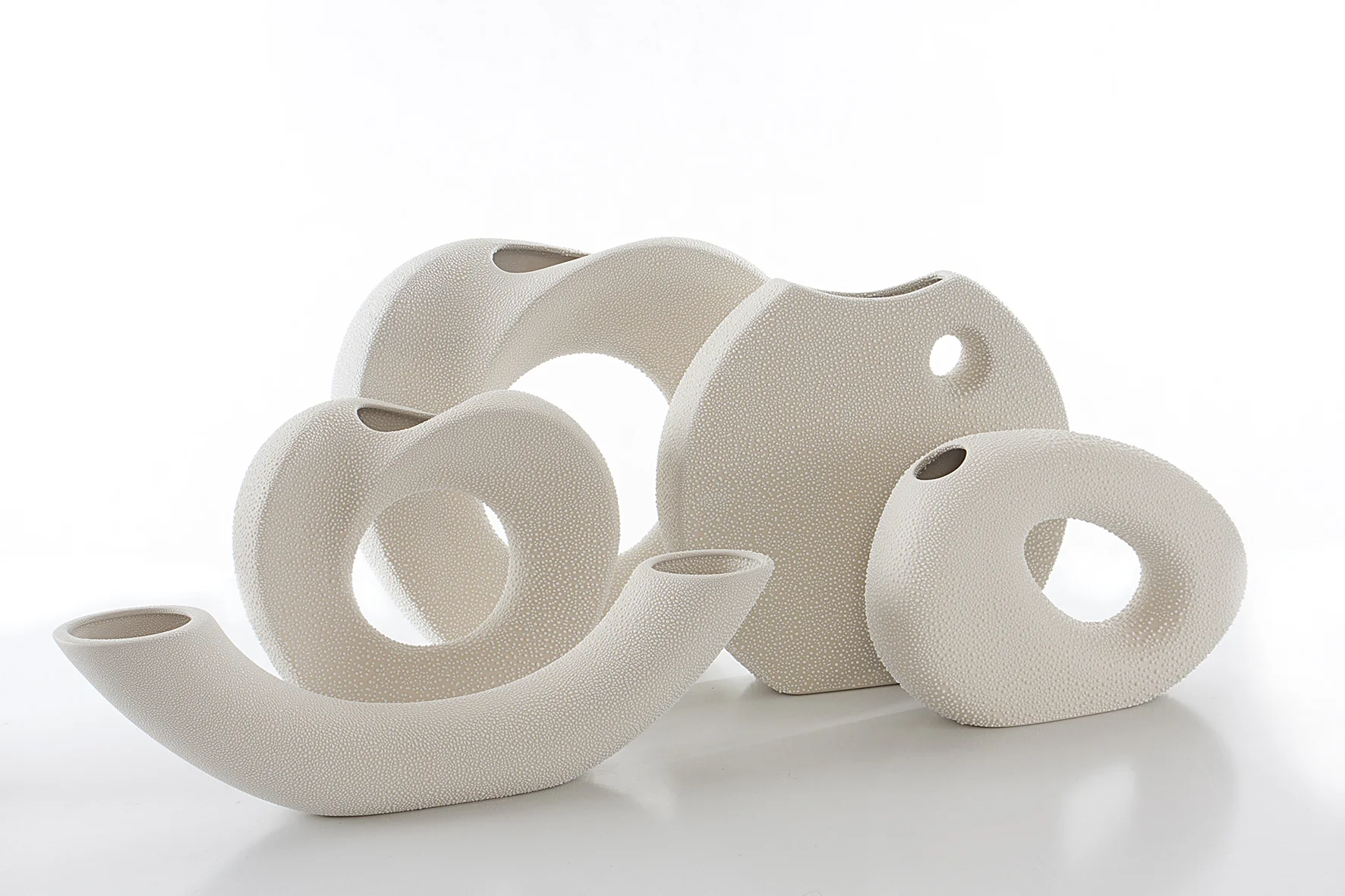Wazon ceramiczny RISO z efektem rosy