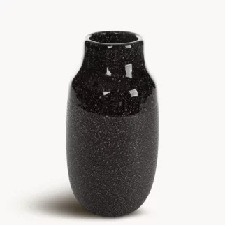 Wazon ceramiczny stalowy dekoracyjny 14x14x21 cm MANDI