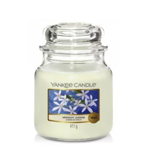 Średnia świeca zapachowa w słoiku YANKEE CANDLE - Midnight Jasmine