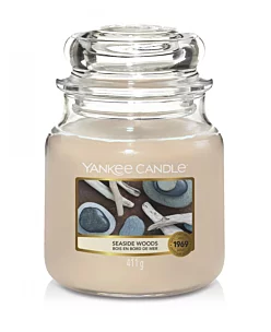 Średnia świeca zapachowa w słoiku YANKEE CANDLE - Seaside Woods