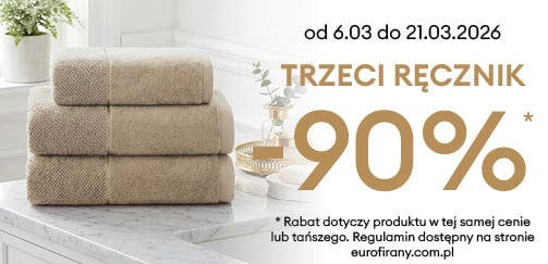 Trzeci ręcznik -90%. Łap okazję!