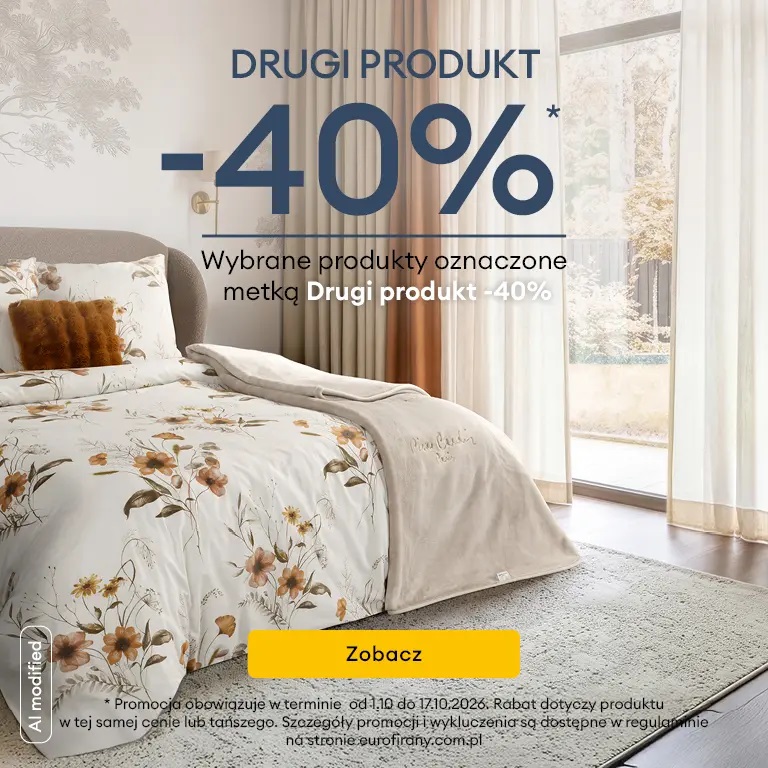 -40% na drugi produkt
