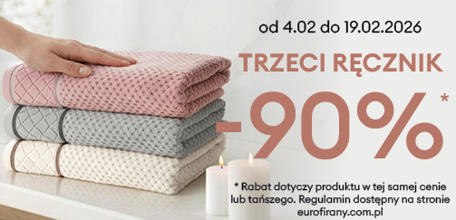 Trzeci ręcznik -90%. Łap okazję!